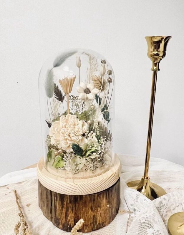 Hong Kong R florist - Handmade Sola Flower & Preserved Flower Workshop | Glass Dome | Diffuser Bottle | Flower Box | Flower Basket | Flower Mirror | AUBE Certificate Course | Lai Chi Kok - Booking details that can save you a headache