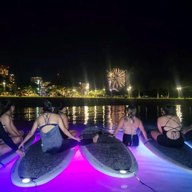 Honolulu: Fireworks Glow and Flow Yoga Class - Included Amenities and Pickup/Drop-off