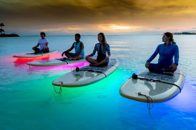 Honolulu: Night SUP Yoga Class - Booking Information