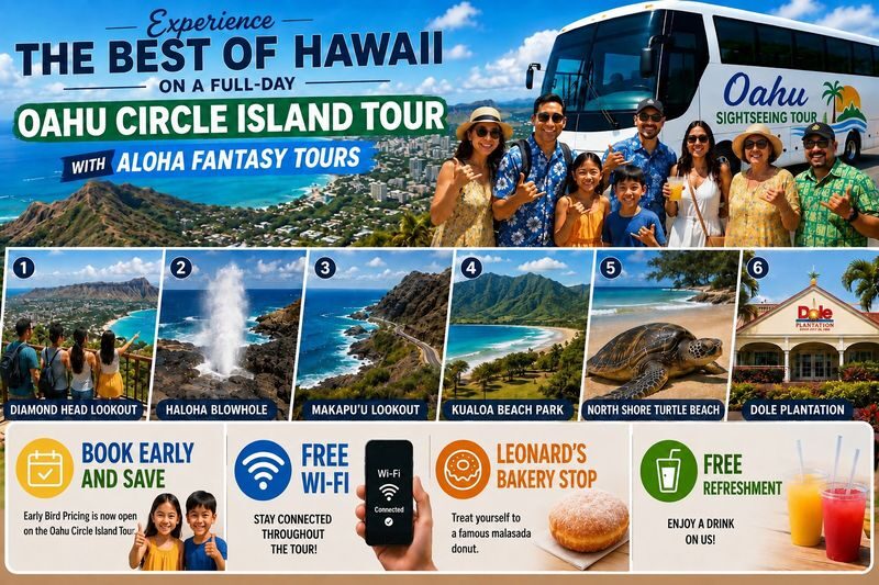 Honolulu Oahu Circle Island Full-Day Adventure with Wi-Fi - A full circuit, not a quick scenic drive