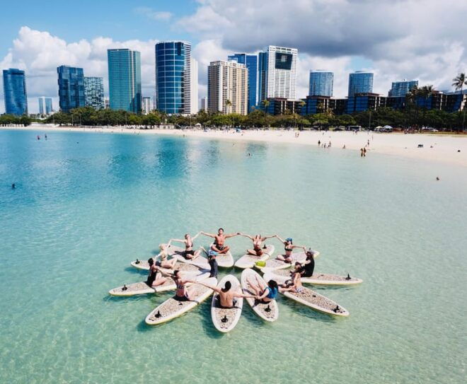Honolulu: SUP (Standup Paddleboard) Yoga Class - Meeting Location