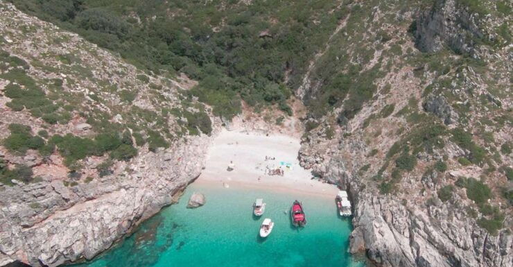Hopping Tour to Dafina Bay & Ionian + Swim Haxhi Aliu Cave - Tour Overview