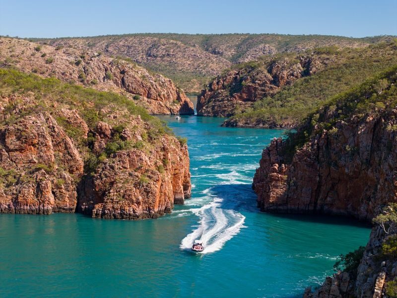 Horizontal Falls & Dampier Peninsula Full Day Tour from Broome - Talbot Bay from the water