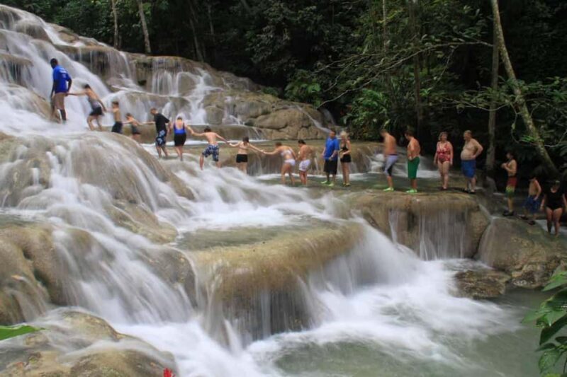 Horseback Ride , Tubing & Dunn's River Falls Daytrip - Dunn’s River Falls: Climbing the Iconic Cascade