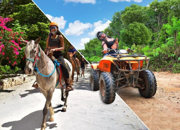 Horseback Riding & ATV Adventure With Ziplines & Cenote - Activity Highlights