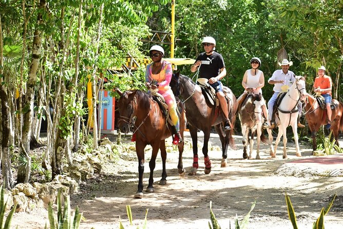 Horseback Riding in Cancún With ATV, Ziplines,Cenote, Lunch & Transfer Included - Transportation and Family-Friendly Experience