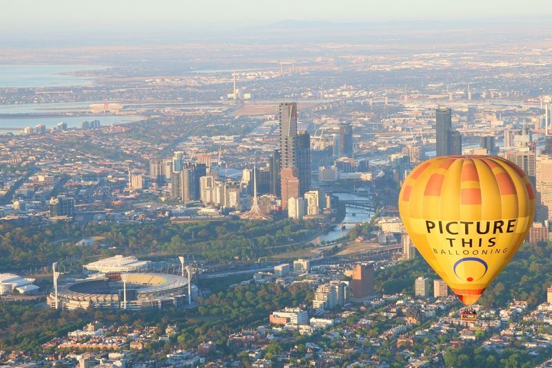 Hot Air Balloon Flight Experience in Melbourne - Melbourne from above, not from the footpath