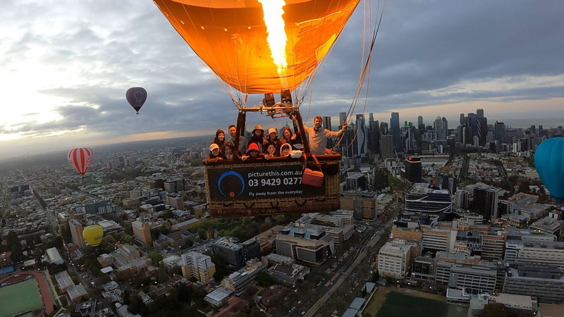 Hot Air Balloon Flight Experience in Melbourne - Getting from Collins Street to the launch site