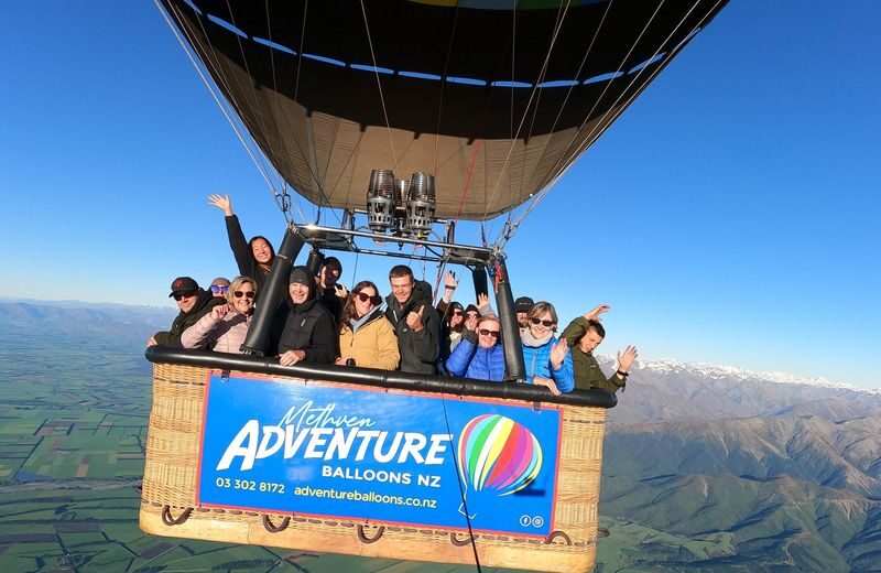 Hot Air balloon Flights from Methven, Mt Hutt Village - Meeting in Methven before first light