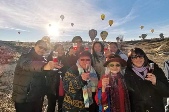 Hot Air Balloon Ride Cappadocia Goreme & Champagne Party - The Sum Up