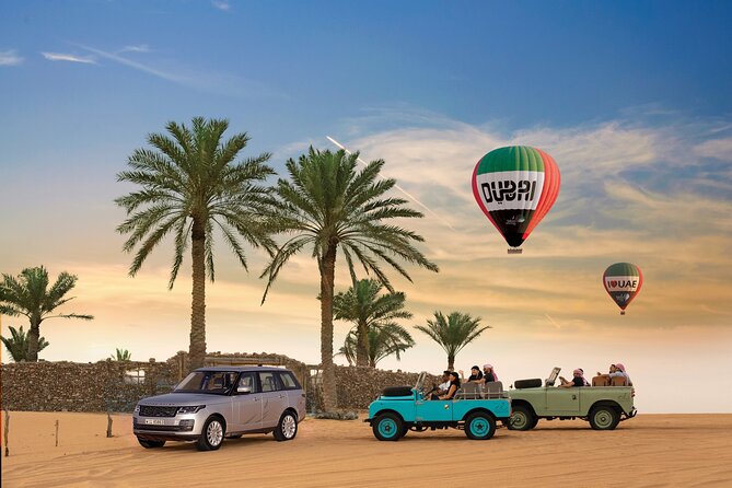 Hot Air Balloon Ride, Vintage Land Rover Ride & Breakfast From Dubai - Overview and What To Expect