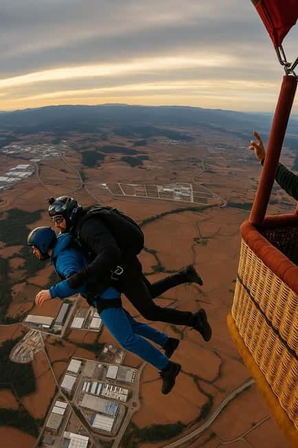 Hot Air Balloon Skydive Over BCN Sunrise Jump + Transport - What Is This Experience Really About?
