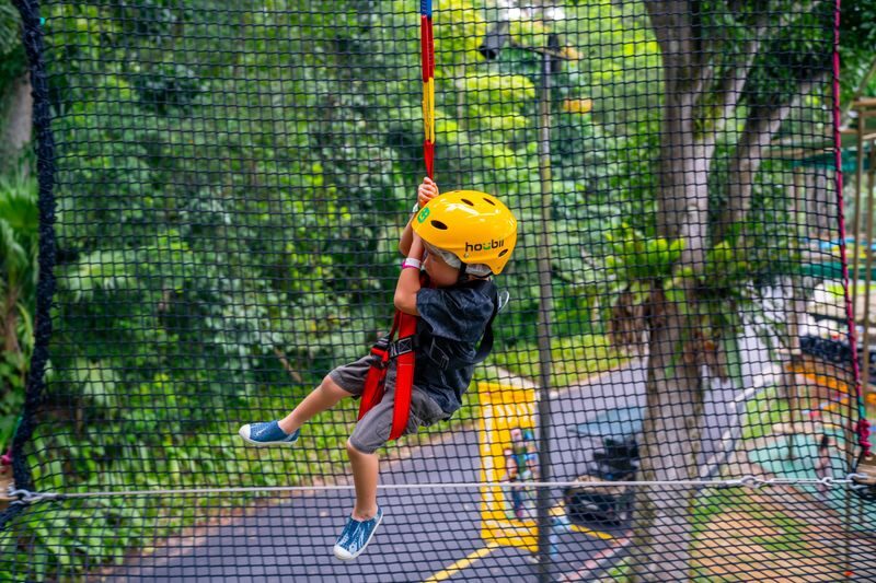 Houbii Spot Rope Course Ticket At Singapore Zoo - A break from looking at animals