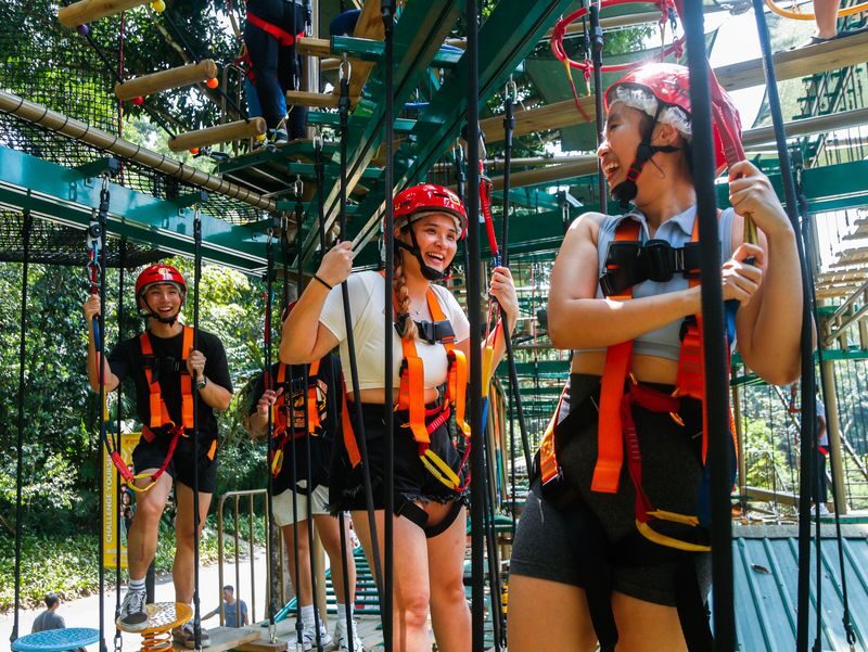 Houbii Spot Rope Course Ticket At Singapore Zoo - Making it fit into a zoo day