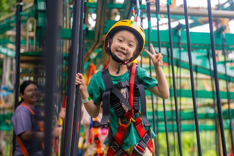 Houbii Spot Rope Course Ticket At Singapore Zoo - Who will enjoy this most