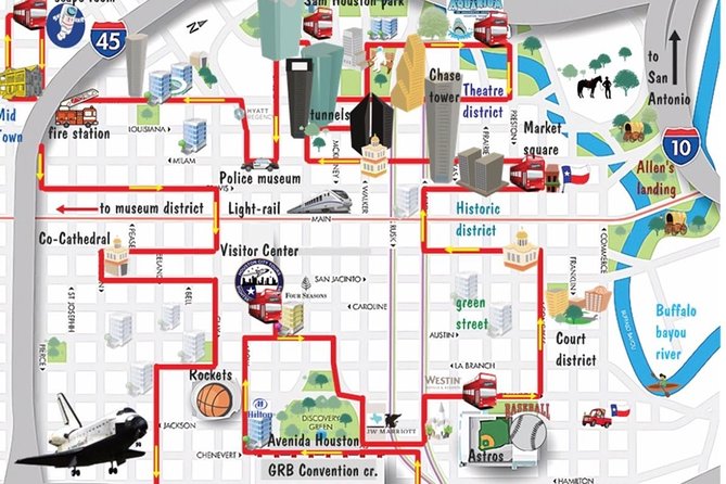Houstons Official City Tour - Landmarks and Highlights