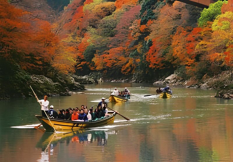 Hozugawa River Boat Ride Experience in Kyoto - Scenery changes with the current and the season