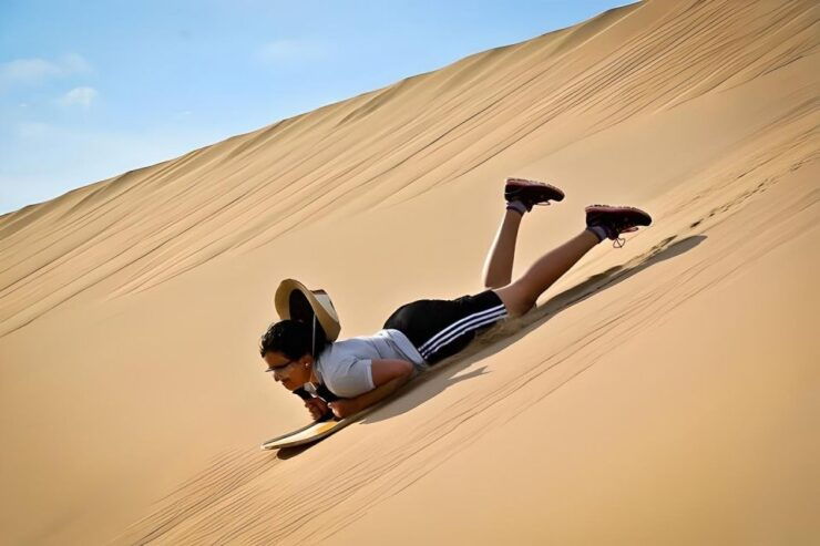 Huacachina Buggy at Sunset - Sandboarding Excitement in Huacachina