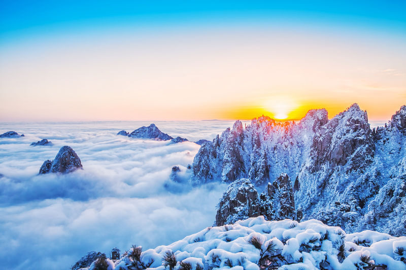 Huangshan Scenic Area - Decide whether to climb or ride