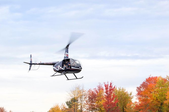 Hudson Valley Fall Foliage Helicopter Tour From Westchester (Shared) - Departure and Landmarks Overview