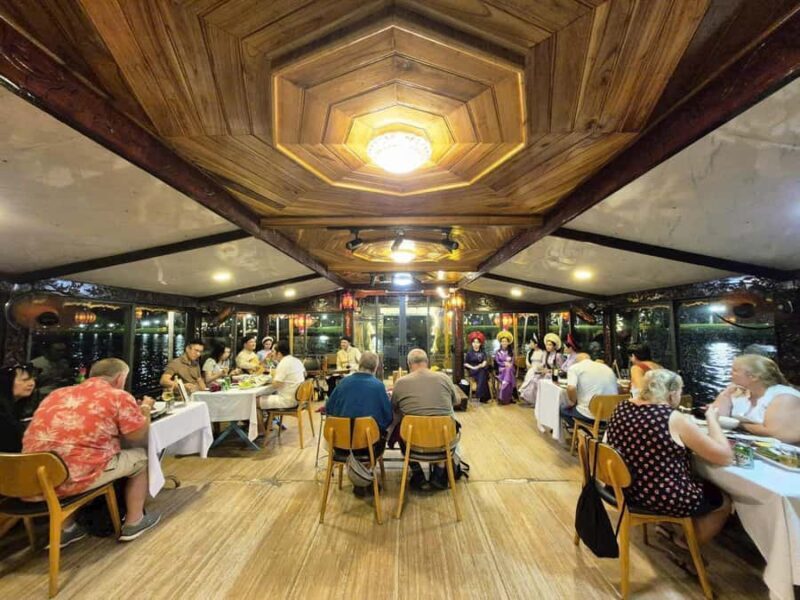 Hue: Night Cruise, 7 Course Dinner & Music on Perfume River - A Scenic Night on the Water