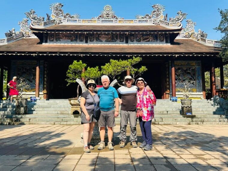 Hue: Royal Tombs & Pagoda Tour By Dragon Boat & Private Car - Exploring Thien Mu Pagoda