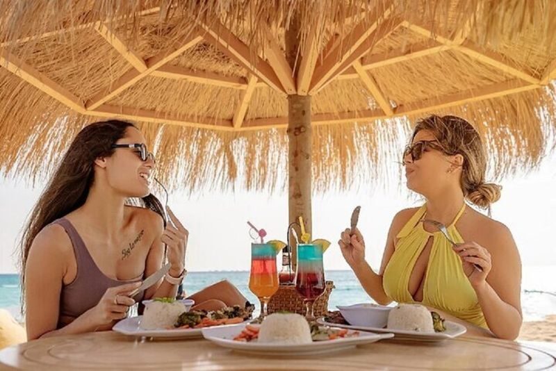 Hula Hula Island Sea Trip with lunch & Water Sports -Hurghada - Banana boat ride: a burst of activity