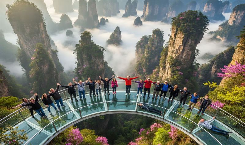 Hunan Changsha Zhangjiajie Tianmen Mountain Fenghuang | Stay at the Summit Luxury Homestay, VIP Sunrise Cloud Sea Private Six-Day Tour - At a glance