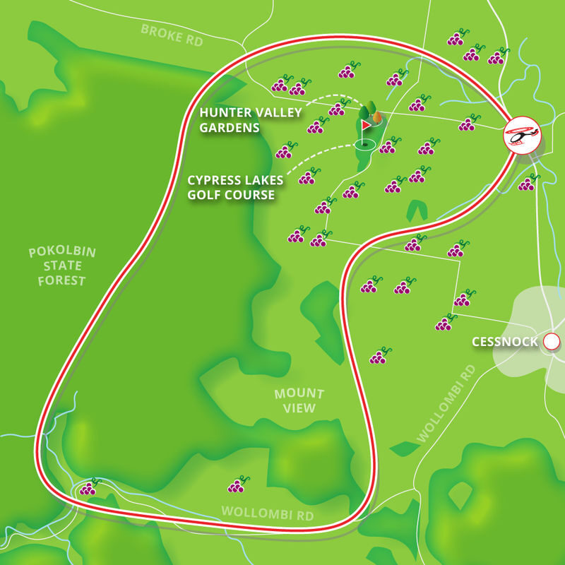 Hunter Valley Beyond The Range Helicopter Flight - The pilot’s narration adds local context