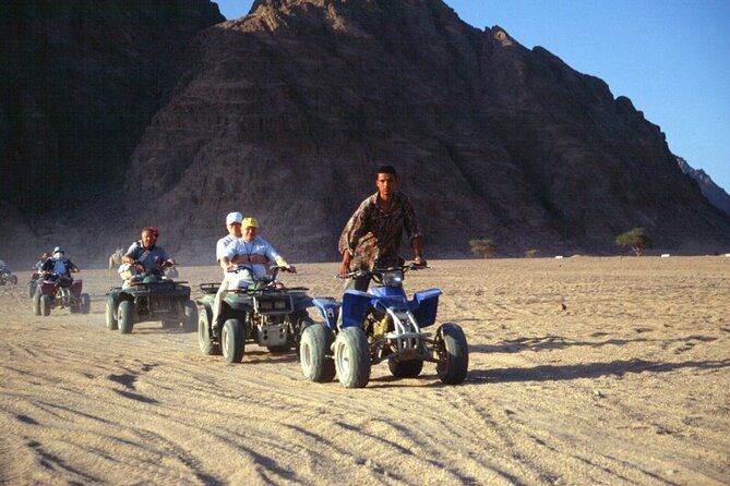 Hurghada Desert Quad Safari in Small Group With Dinner and Show - What to Expect
