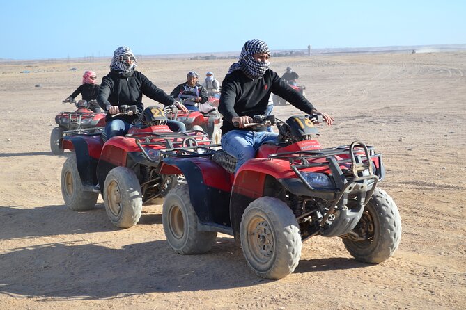 Hurghada Desert Safari: Jeep, Quad Bike, Camel Ride & BBQ Dinner - Pickup and Essential Info