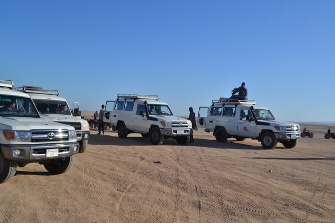 Hurghada Desert Safari: Jeep, Quad Bike, Camel Ride & BBQ Dinner - The Sum Up