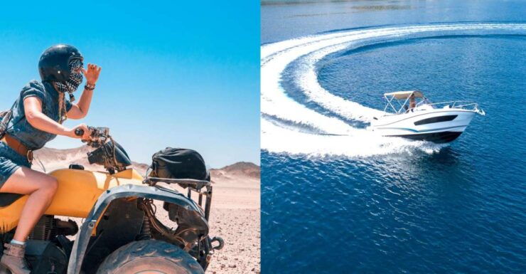 Hurghada: Morning ATV Ride and Orange Island SpeedBoat Trip - Activity Overview