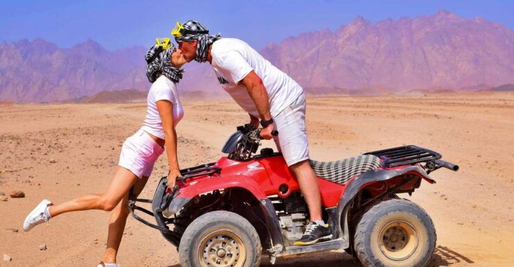 Hurghada: Safari Jeep, Quad, Buggy, Camel Ride & BBQ Dinner - Experience Description