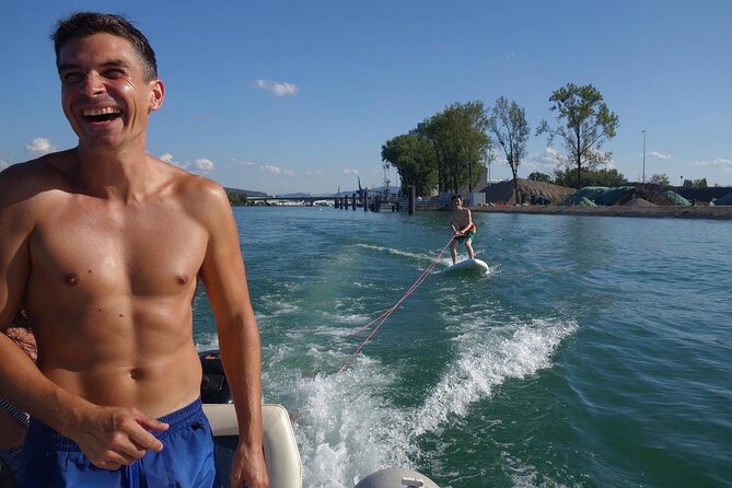 Hydrofoil and Surfing on the Rhine Behind a Motorboat - Requirements and Recommendations