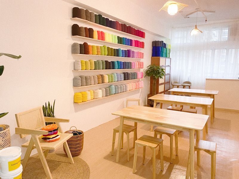 Hygge Workshop - Tufting workshop | Make your own floor mats and mirrors | Kwun Tong - From pattern sketch to tufted rug