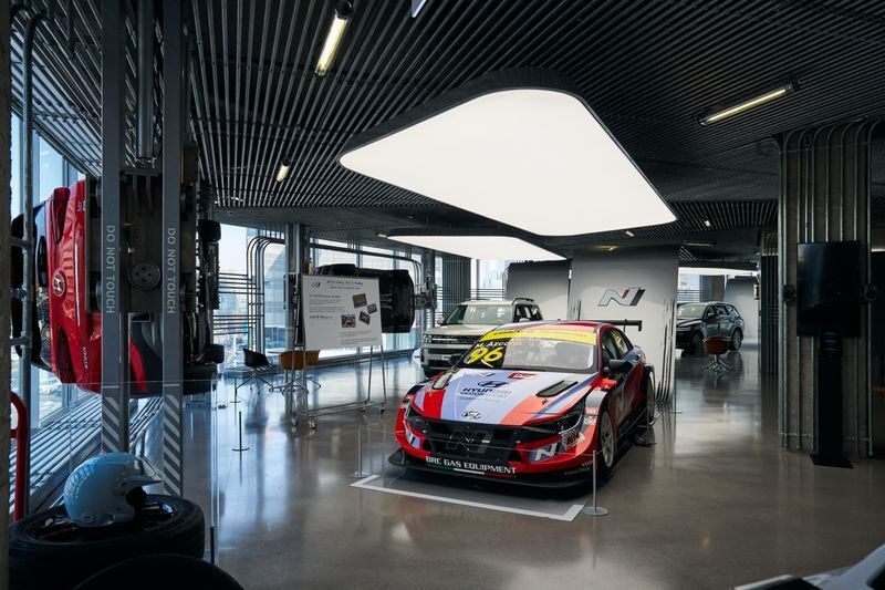 Hyundai Motorstudio Seoul Expert Guided Tour - IONIQ colors and cleaner mobility upstairs
