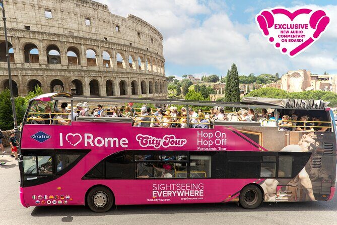 I Love Rome Hop on Hop off Open Bus Tour - Exploring Rome on the Hop-On Hop-Off Bus