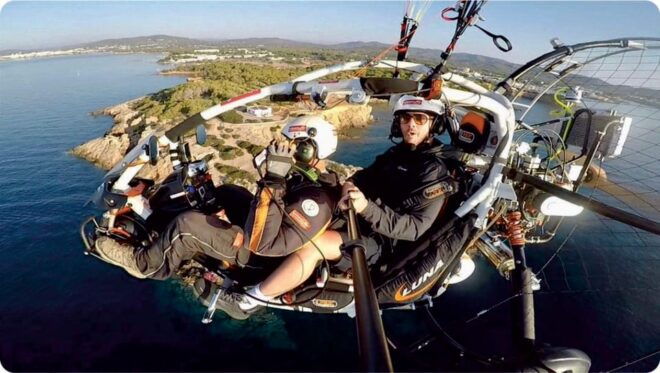 Ibiza: 45min Sunset Motorized Paragliding Flight & Photo - Flight Path and Duration