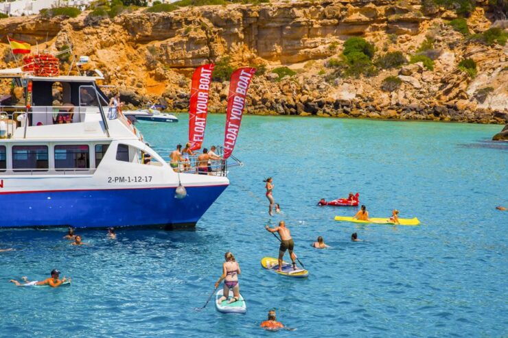 Ibiza: Beach Hopping Cruise W/ Paddleboard, Food, & Drinks - Activity Highlights