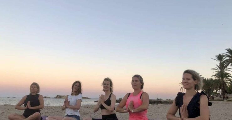 Ibiza Beach Yoga With Friends - Experience Highlights