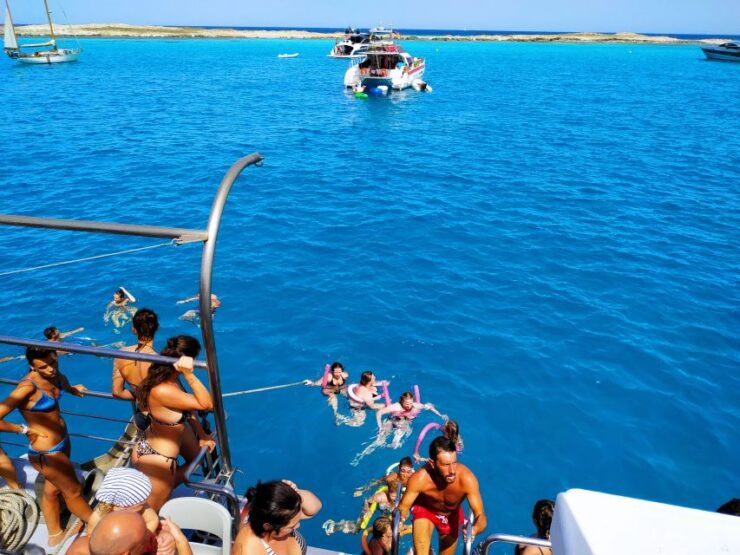 Ibiza: Cruise to Formentera With Open Bar and Buffet Lunch - Activity Highlights on the Boat