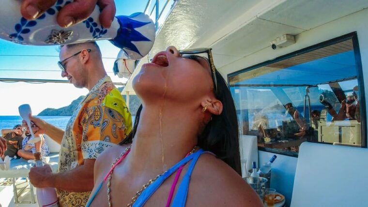 Ibiza: Premium Party on VIP Catamaran With DJS and Disco Entrance - Exclusive VIP Features and Add-Ons