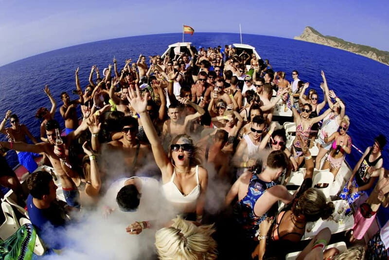 Ibiza Sunset Boat Party with 3hrs Open Bar + 3 Club Entries - The Itinerary Breakdown: What to Expect
