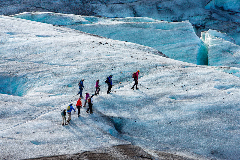Iceland | 3hr Skaftafell Glacier Hike - Getting fitted before you step onto the glacier
