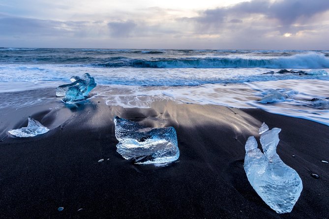 Iceland Glacier Lagoon and South Coast Private Day Tour From Reykjavik - Glacial Lagoon Experience