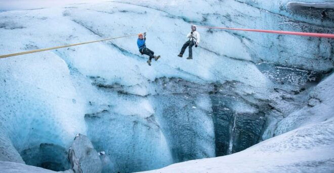 Iceland: Glacier Zip Line Tour With Hike or Ice Cave Visit - Hiking Details