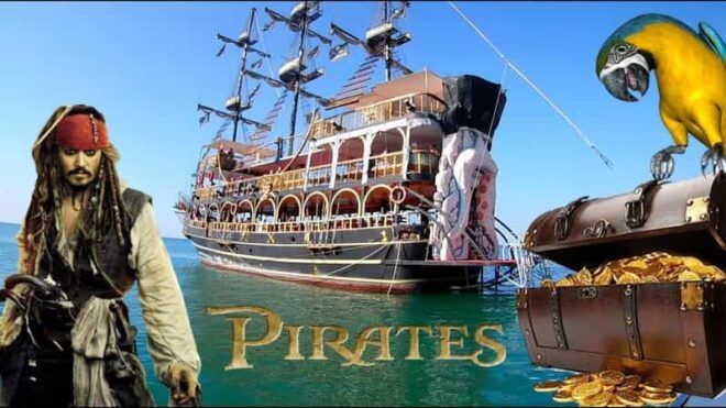Icmeler Pirate Boat Trip, Lunch Unlimited Drinks, Foam Party - Scenic Stops and Activities