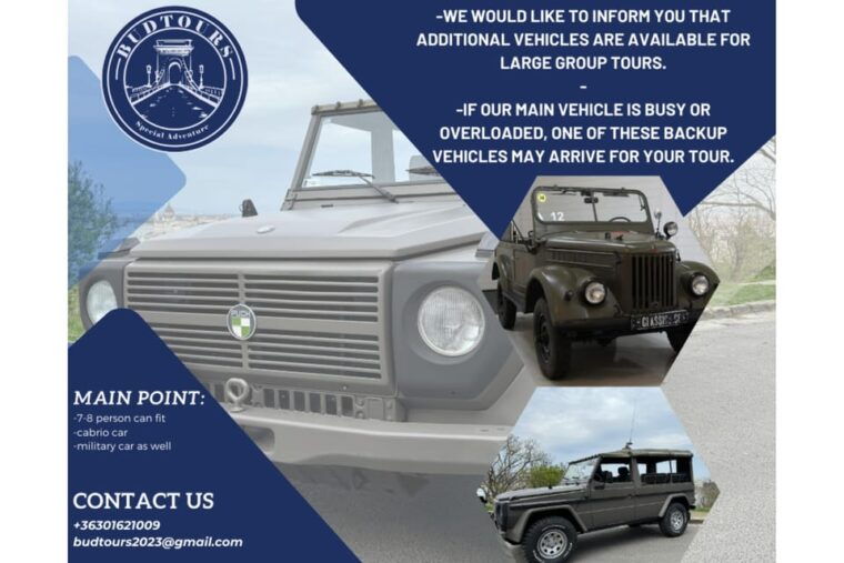 Iconic Budapest tour with Classic Russian Jeep and G-Wagon - The Sum Up: Who Will Love This Tour?