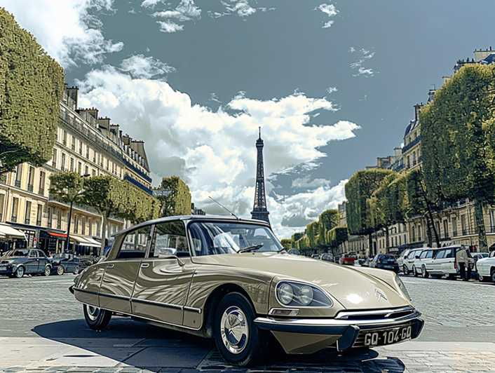 Iconic Paris : Professional Photoshoot & Vintage Car Tour - Key Points